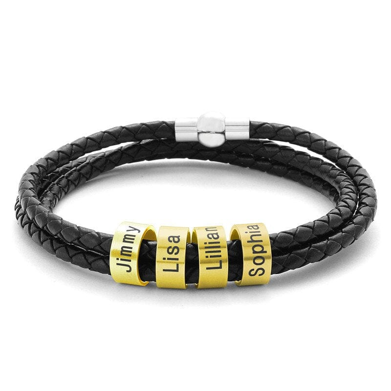 Personalized Multiple Name Bracelet for Men