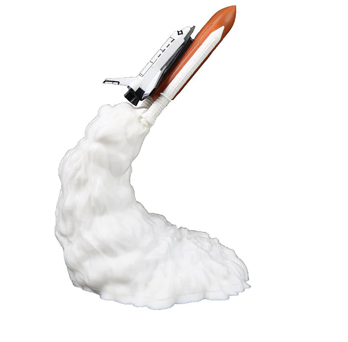 Creative Rocket Moon Night Light Table Lamp Decor