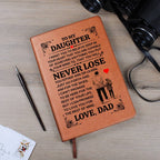 TO MY DAUGHTER PROMISE LEATHER JOURNAL