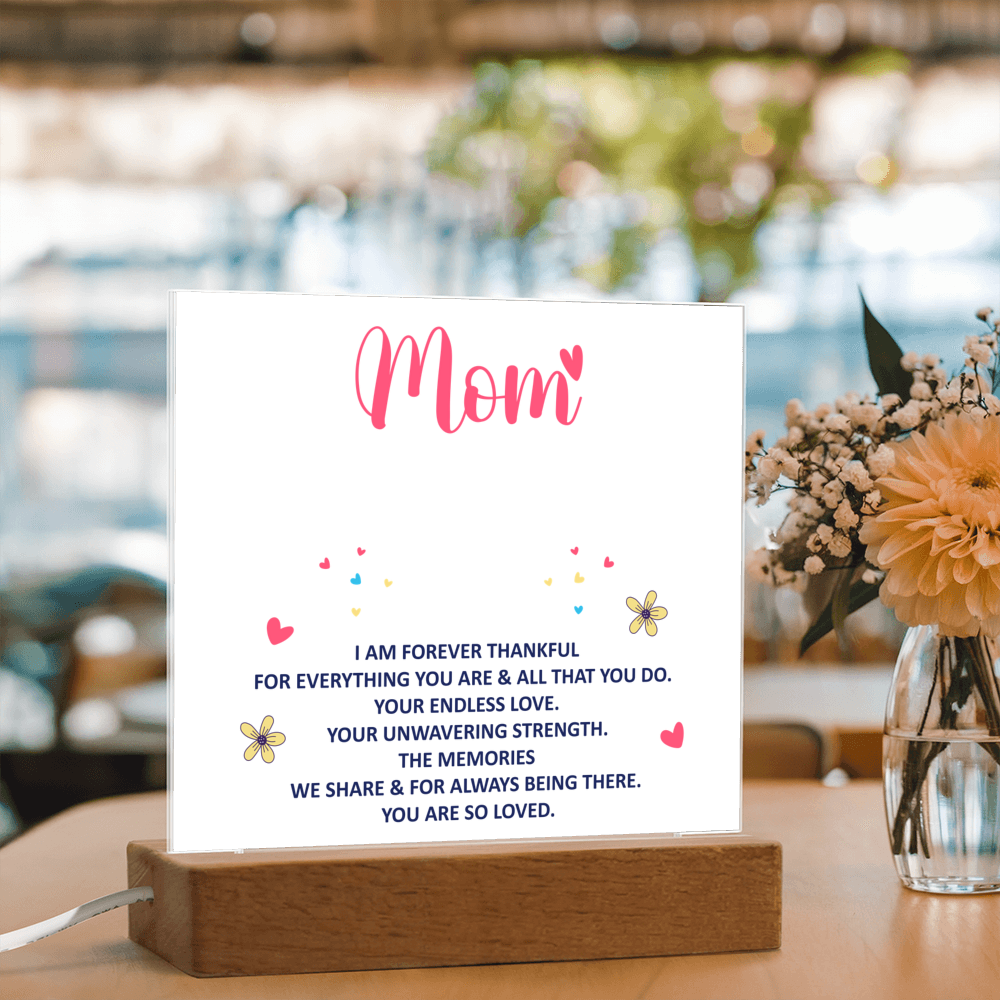 Keepsake Acrylic Bundle - mom - I am forever thankful